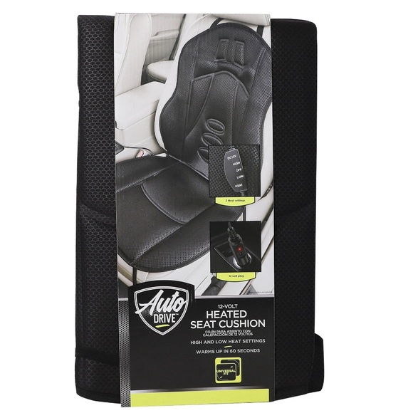 Auto Drive | AutoDrive 12-Volt Heated Seat Cushion, Auto Shut-off - Picture 2 of 7